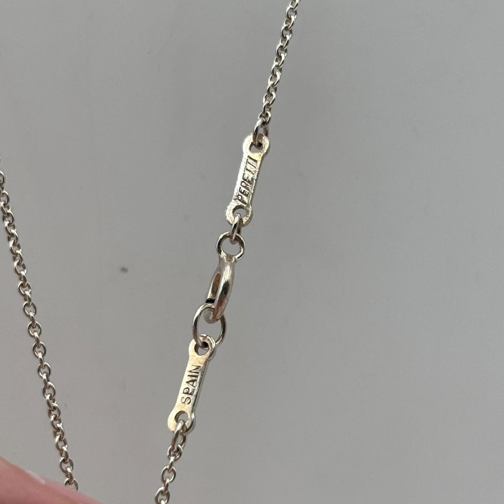 Tiffany & Co. Elsa Peretti Open Heart Pendant Necklace