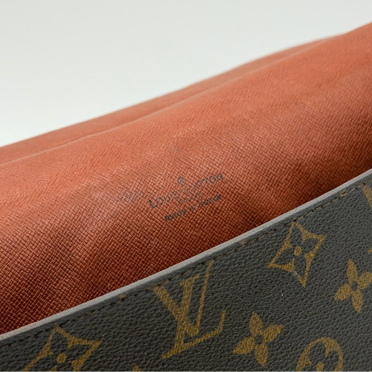 Louis Vuitton Monogram Pouch Clutch With Strap – Brown