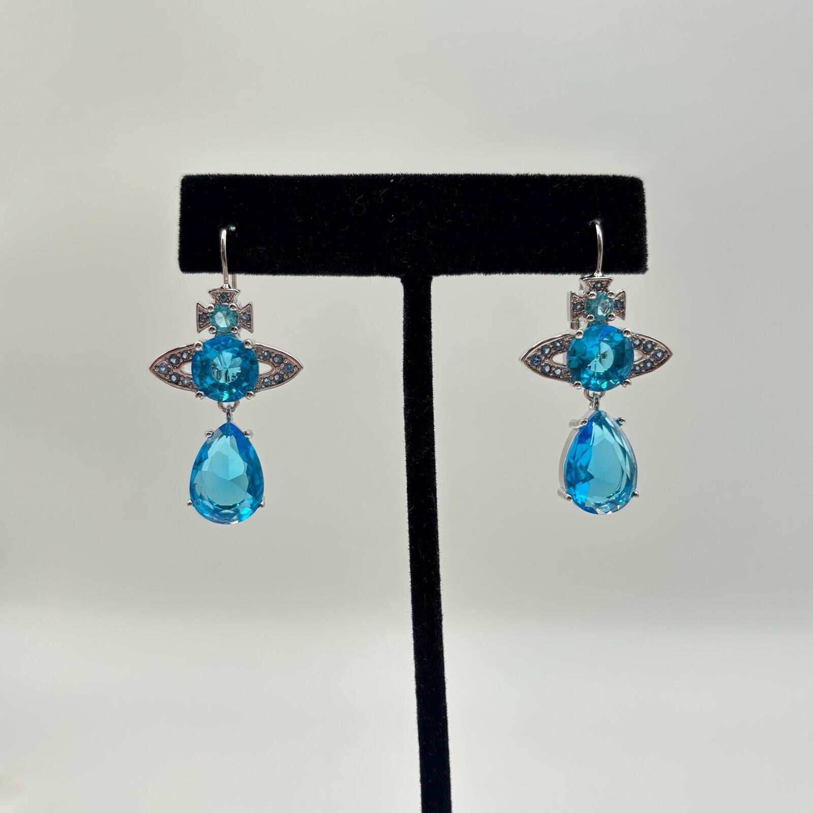 Vivienne Westwood Ismene Drop Earrings – Blue