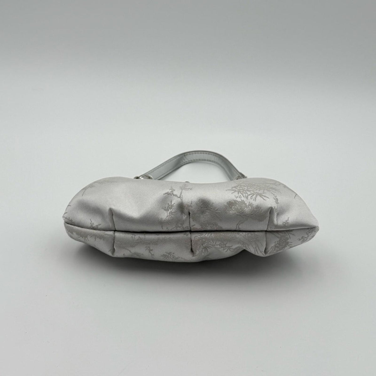 Vivienne Westwood Granny Frame Satin Purse Silver