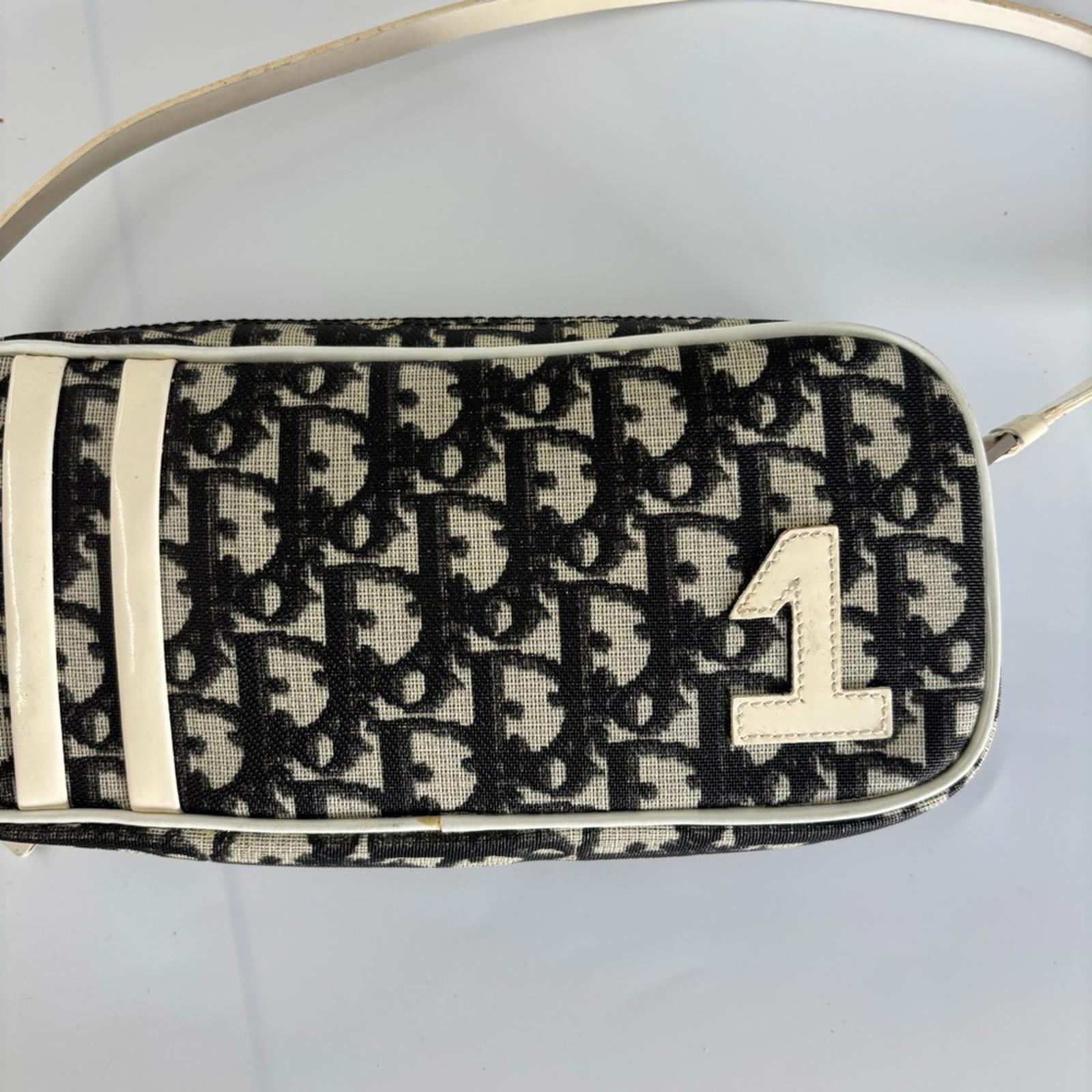 CHRISTIAN DIOR VINTAGE TROTTER MINI SHOULDER BAG — JOHN GALLIANO ERA 2002