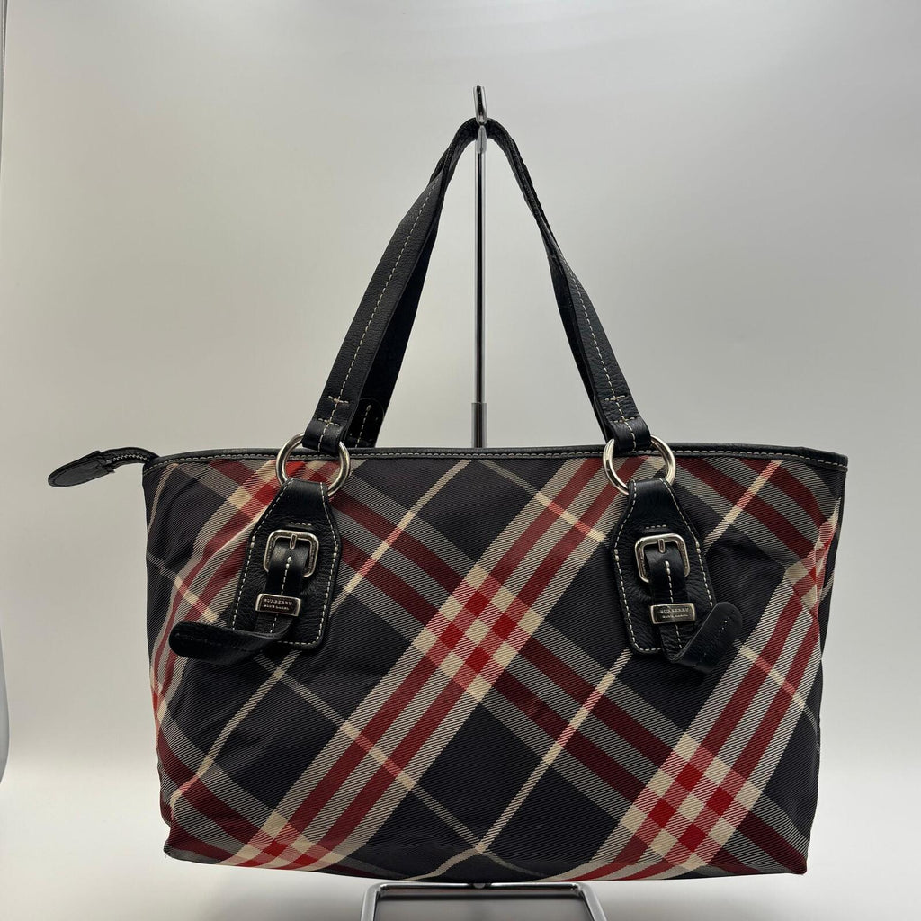 Burberry Blue Label Nova Check Nylon Tote Bag