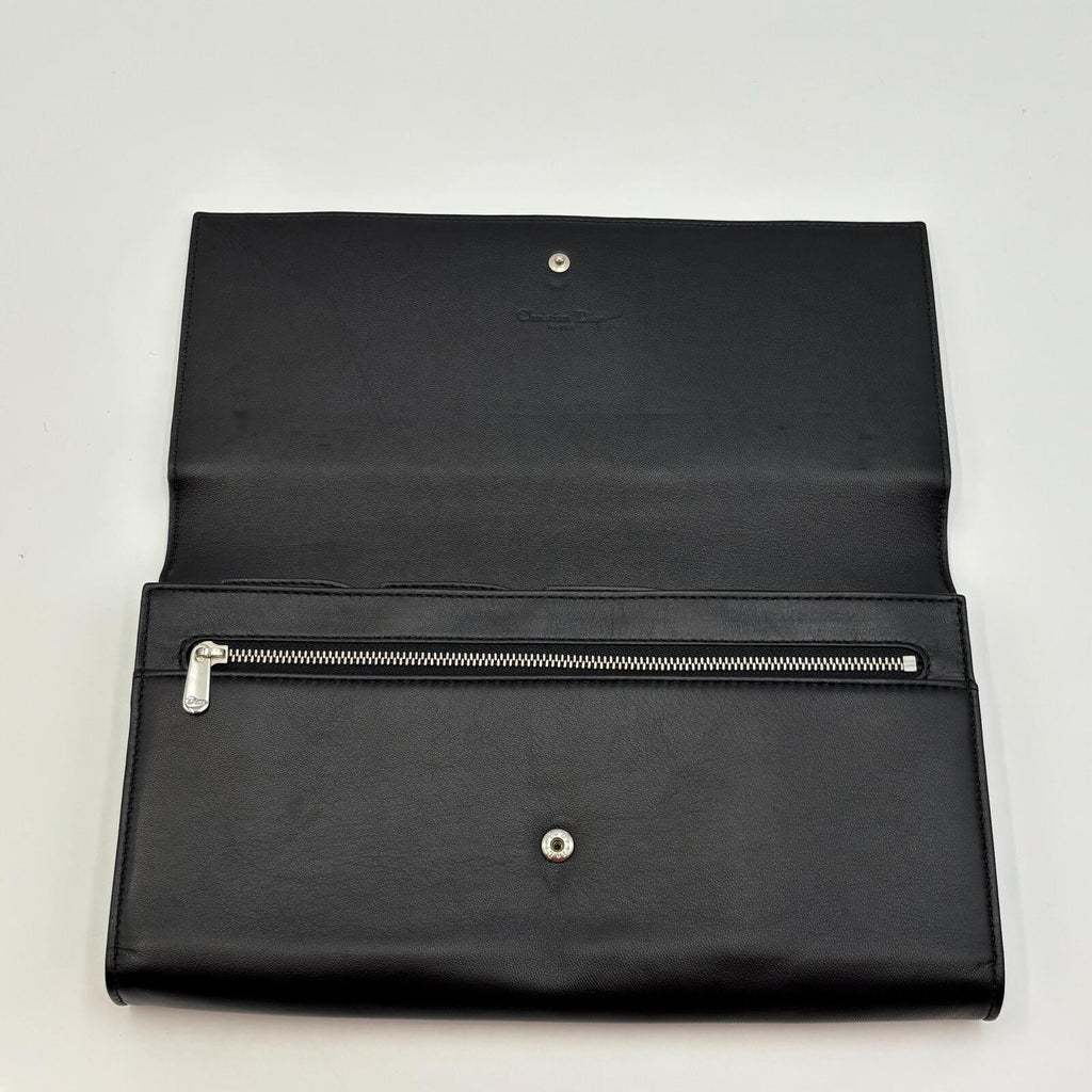Christian Dior Vintage D Logo Travel Wallet/ Clutch