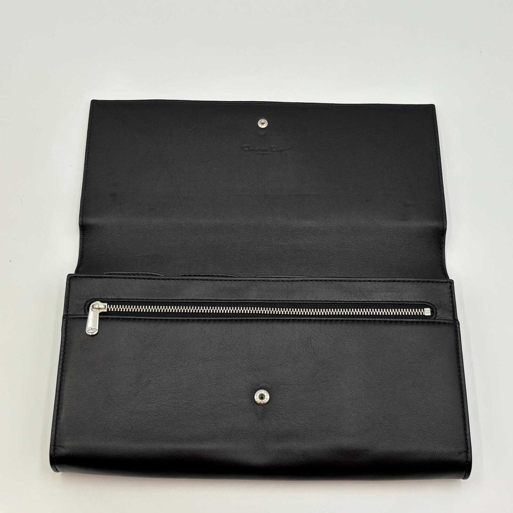 Christian Dior Vintage D Logo Travel Wallet/ Clutch