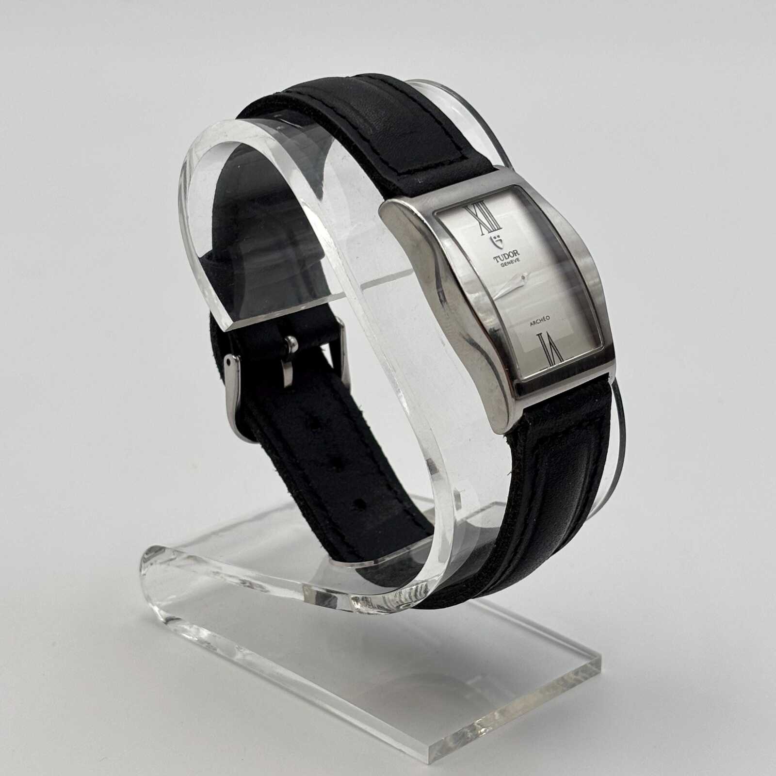 Tudor Archéo Stainless Steel Quartz Watch Silver Dial 25mm