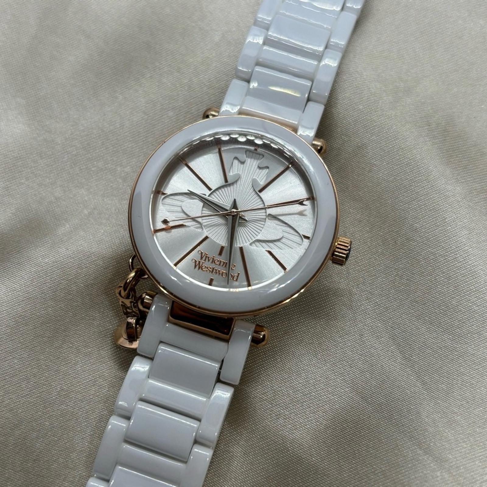 Vivienne Westwood Kensington II White Ceramic Watch