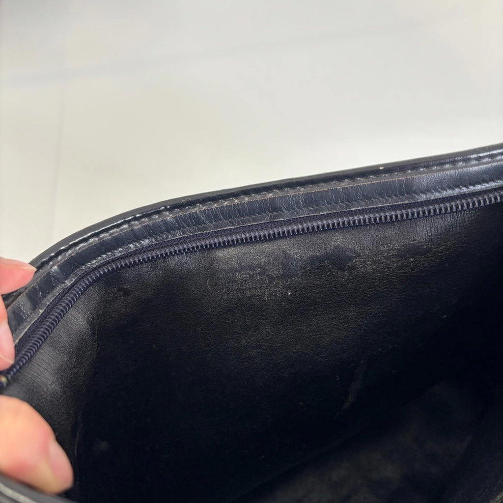 CHRISTIAN DIOR TROTTER CANVAS SHOULDER BAG