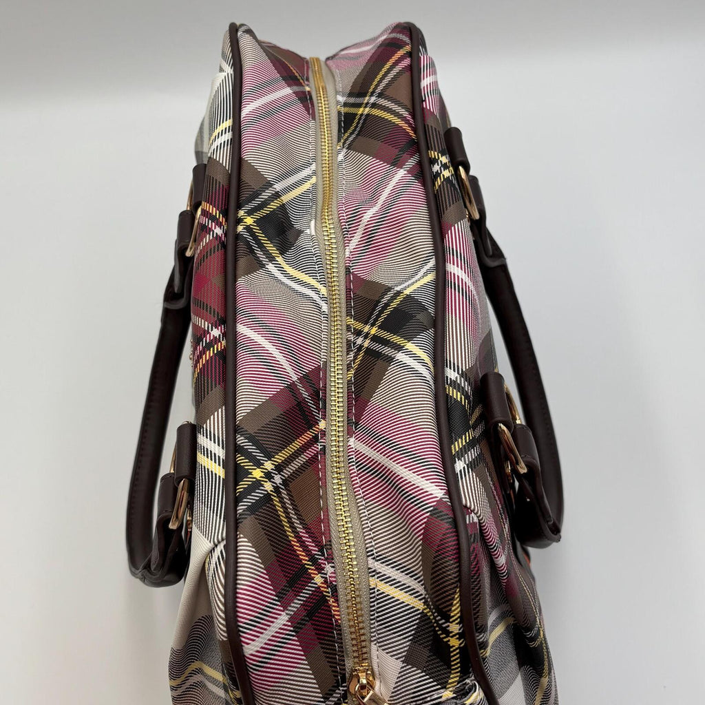 Vivienne Westwood Derby Tartan Bowler Bag