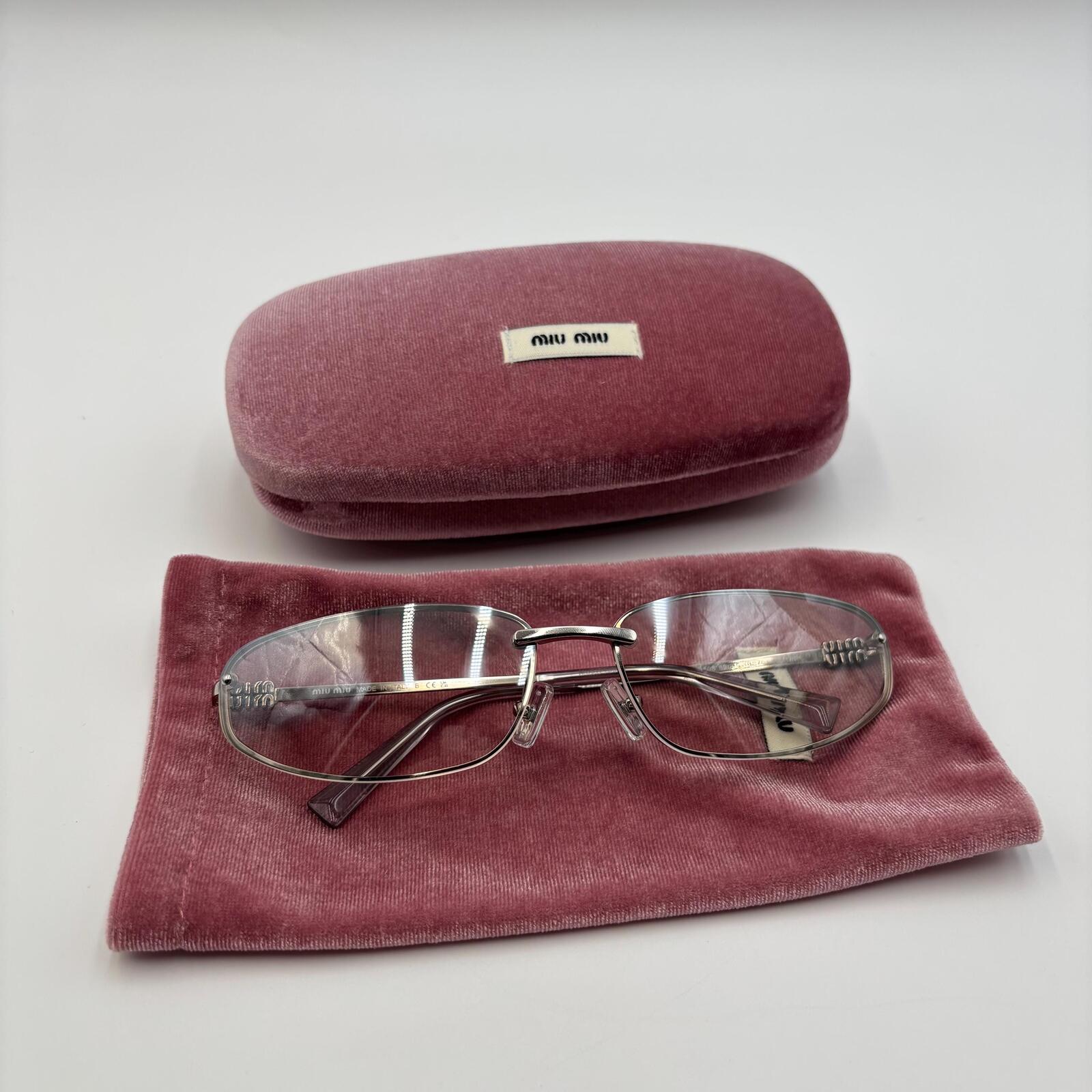 Miu Miu MU A50S 1BC70J Silver Metal Sunglasses