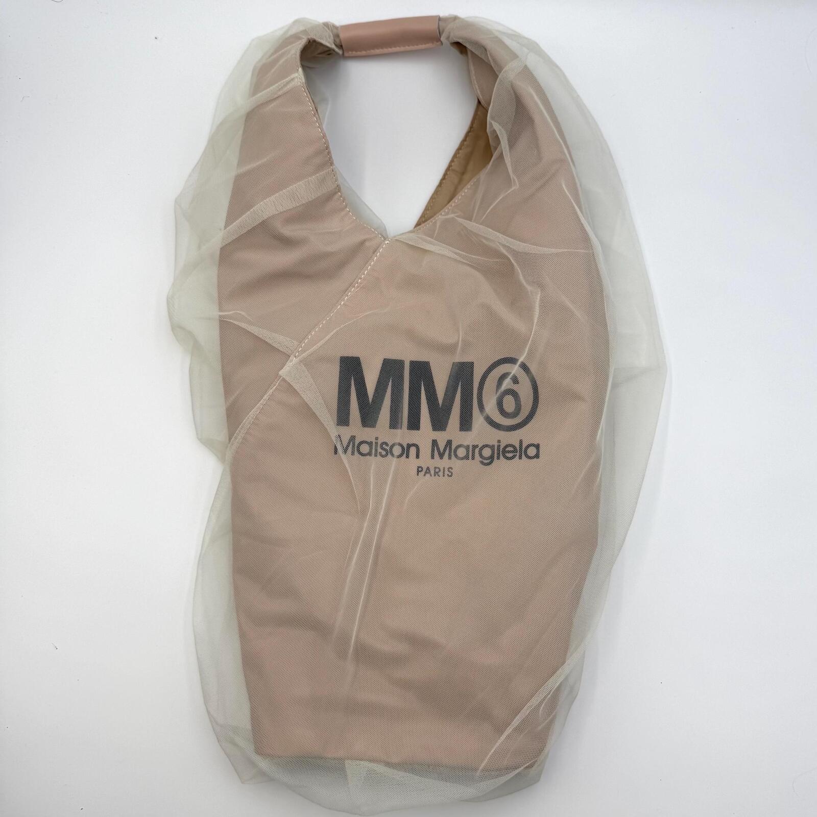 Maison Margiela MM6 Maison Margiela Beige Tulle JapaneseTote