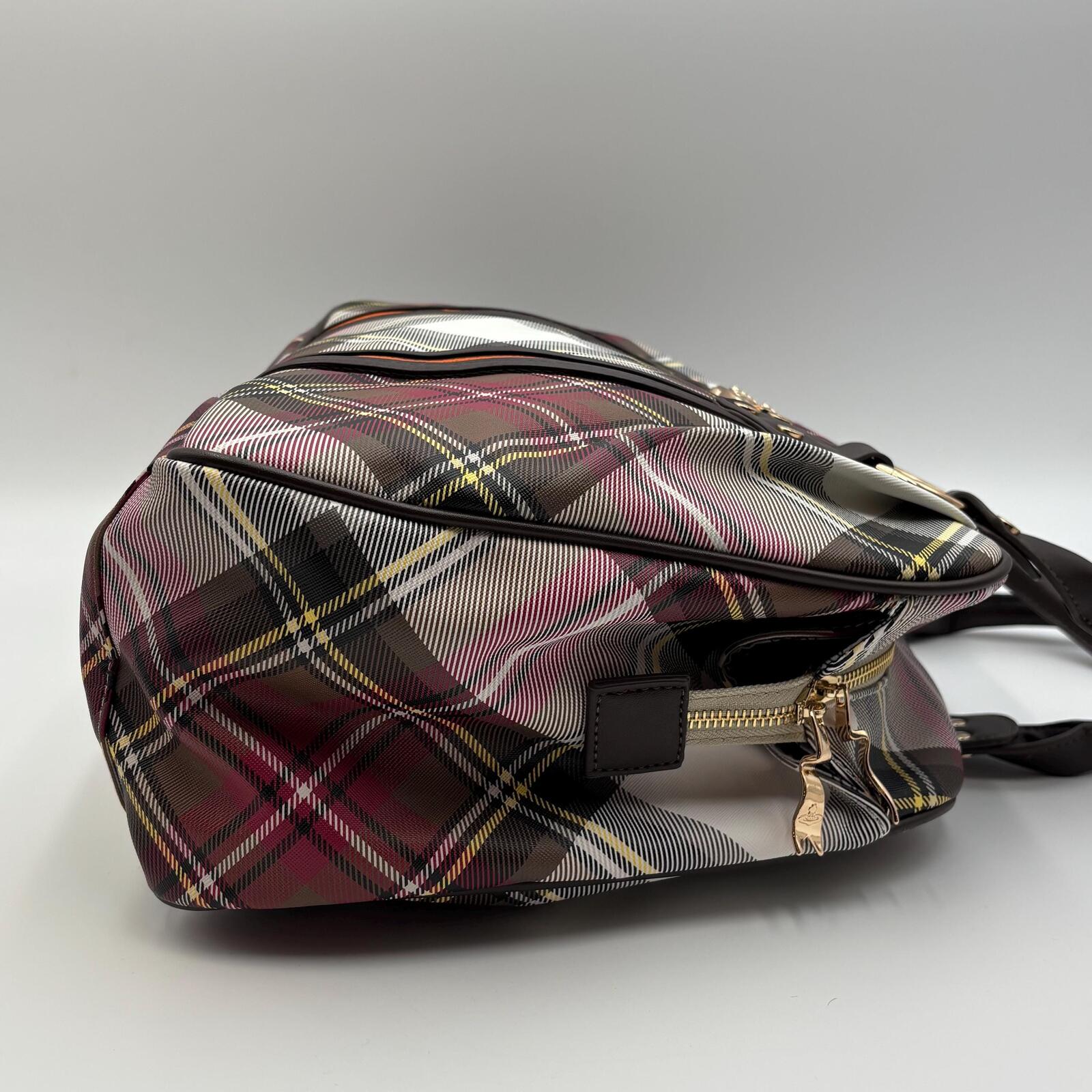 Vivienne Westwood Derby Tartan Bowler Bag