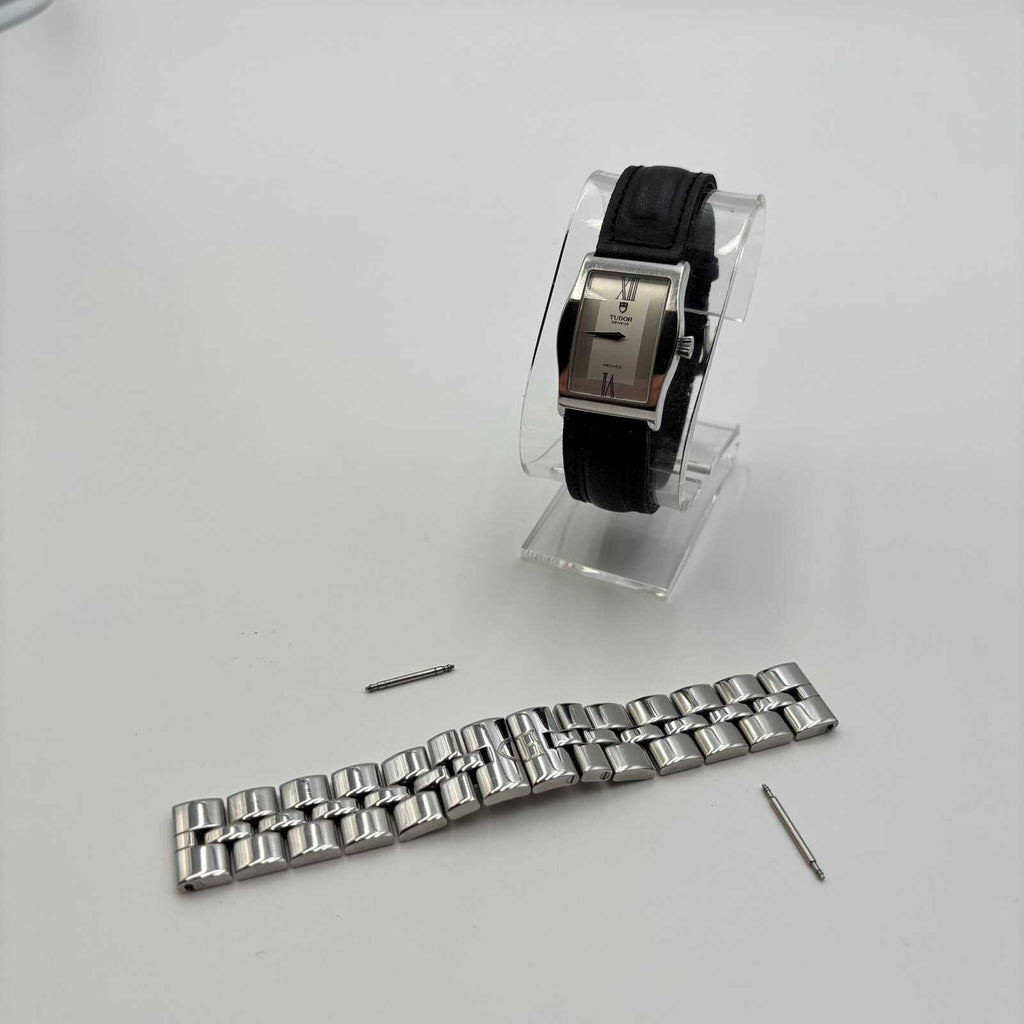 Tudor Archéo Stainless Steel Quartz Watch Silver Dial 25mm