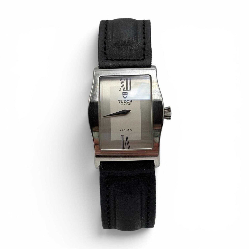 Tudor Archéo Stainless Steel Quartz Watch Silver Dial 25mm
