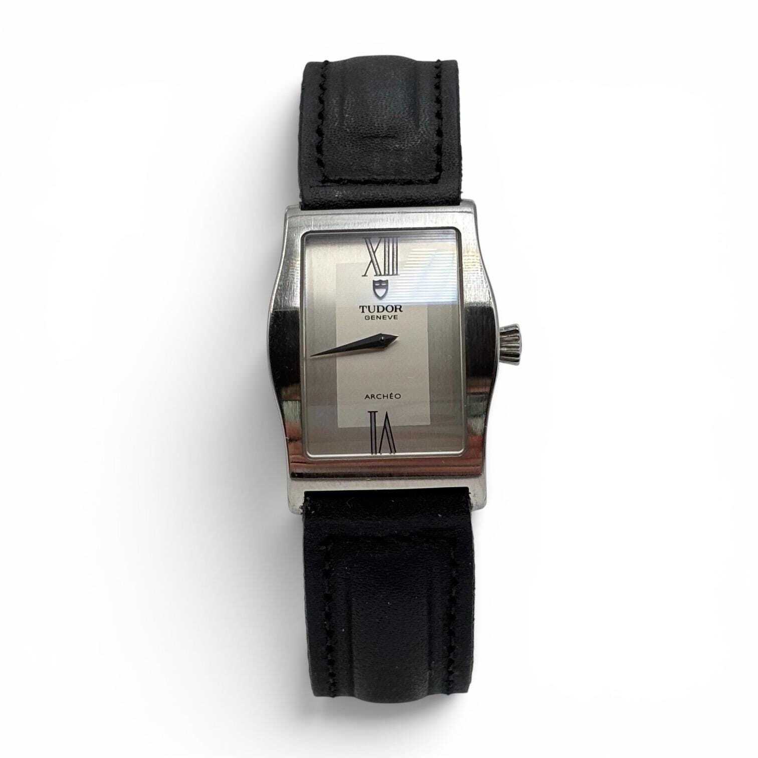 Tudor Archéo Stainless Steel Quartz Watch Silver Dial 25mm