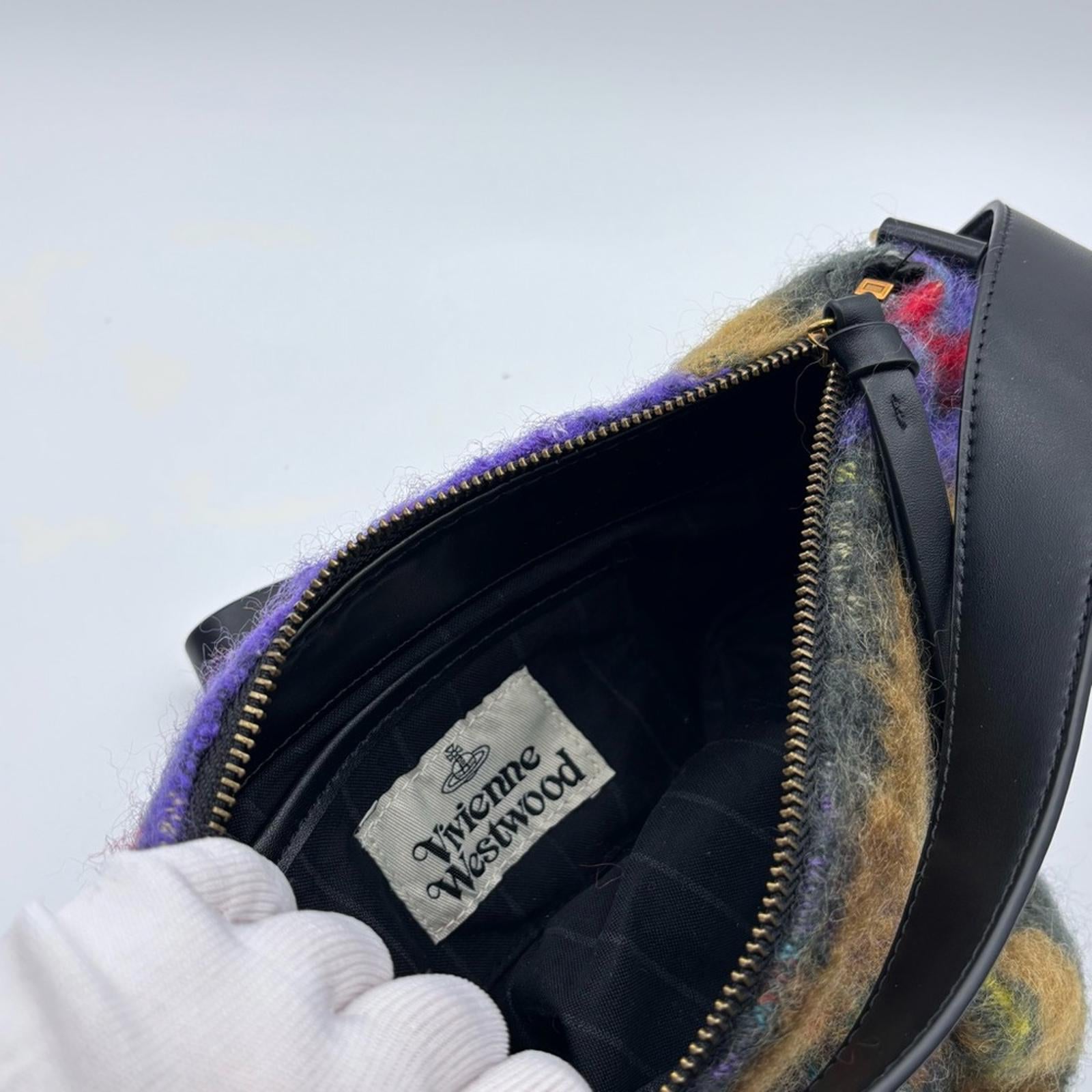 Vivienne Westwood Agnes Small Reversible Tartan Shoulder Bag