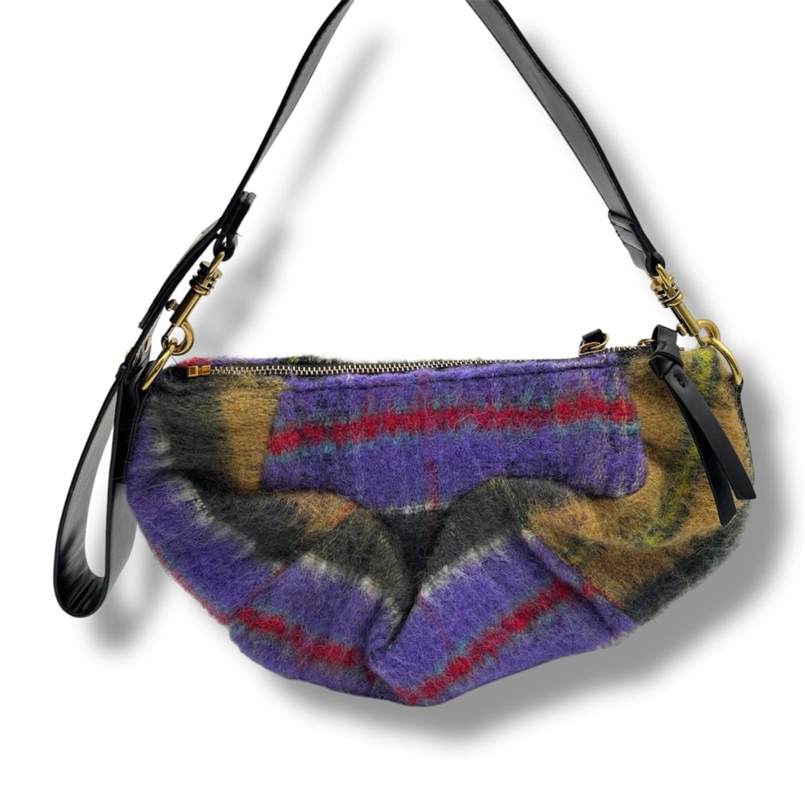 Vivienne Westwood Agnes Small Reversible Tartan Shoulder Bag