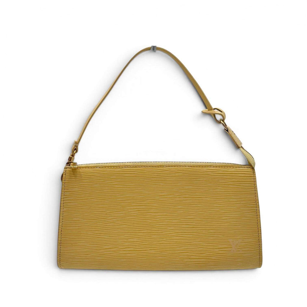 Louis Vuitton Epi Pochette Accessoires in Vanilla