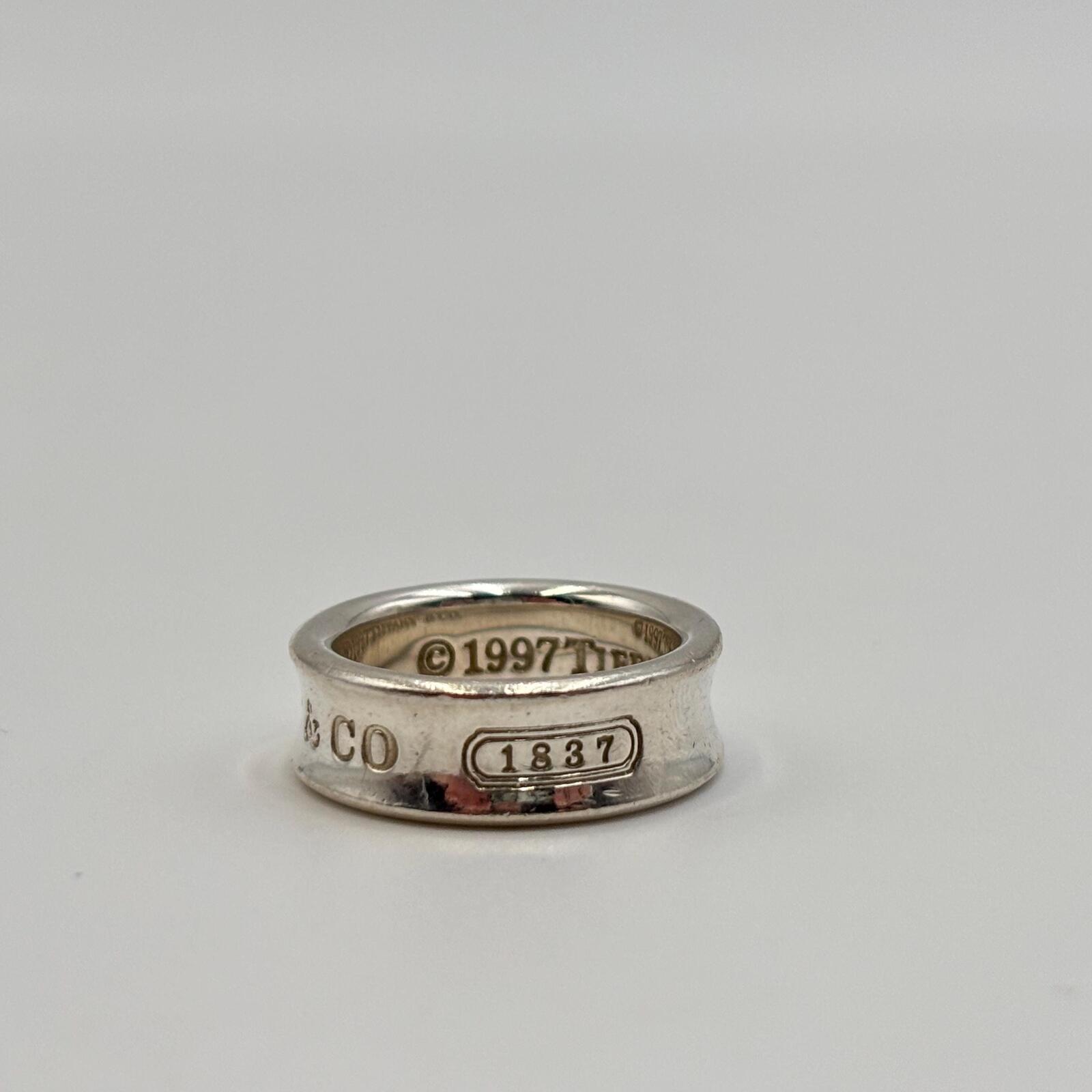 Tiffany & Co. 1837 Wide Band Ring In Sterling Silver