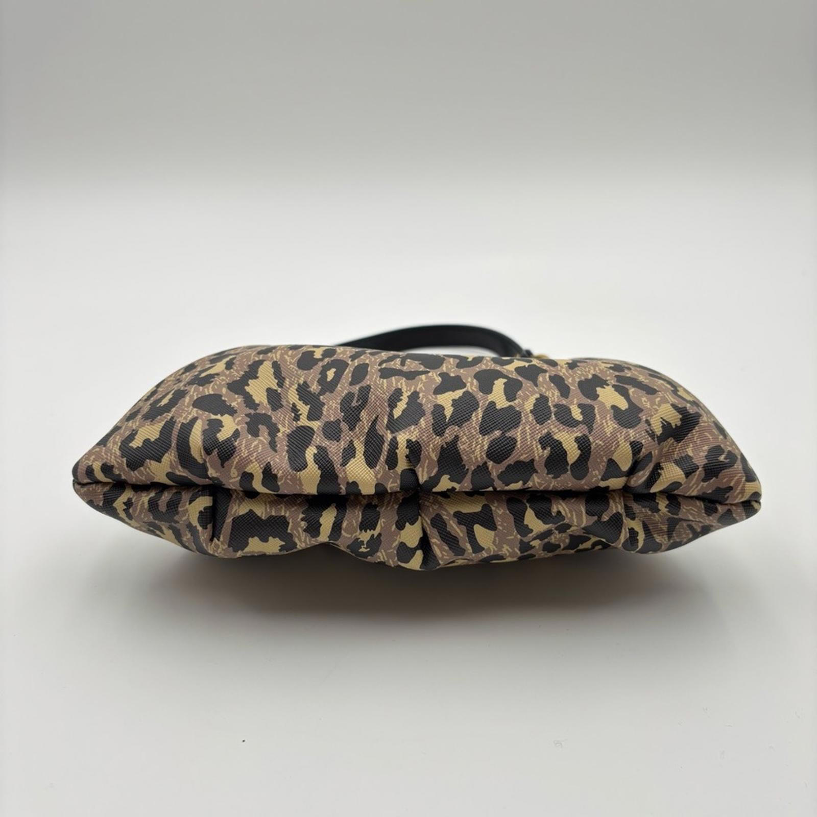 Vivienne Westwood Leopard Print Granny Frame Crossbody Bag