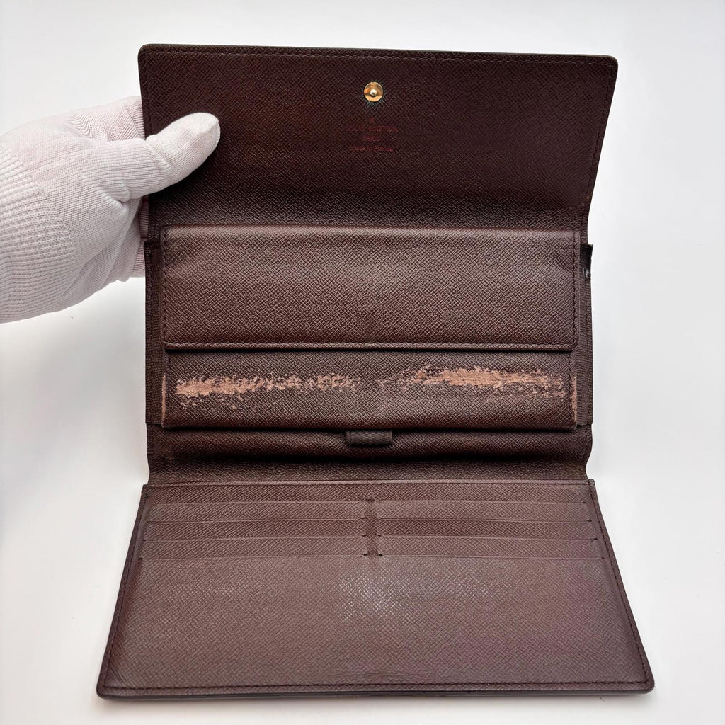 Louis Vuitton Damier Ebene Portefeuille International Wallet
