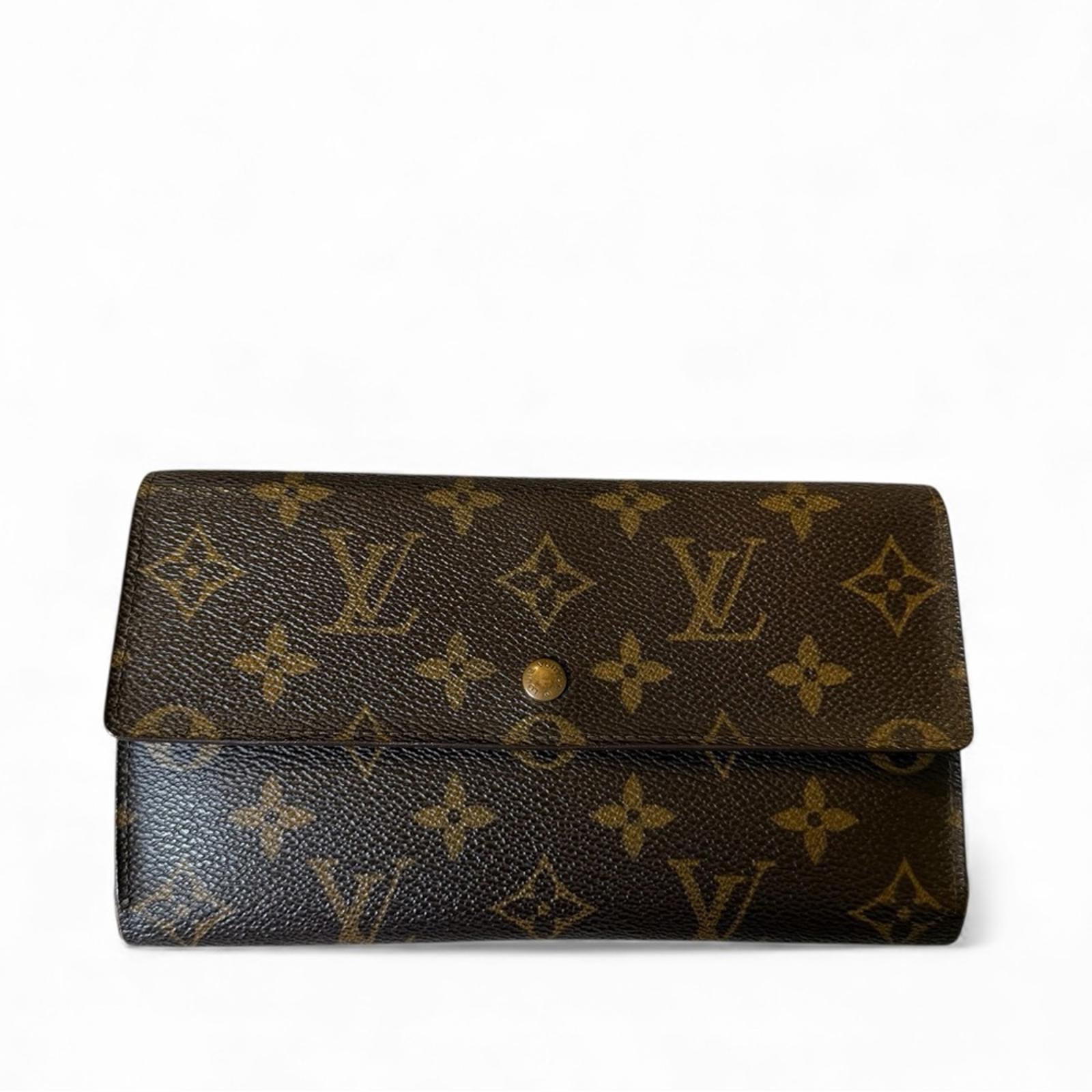 LOUIS VUITTON MONOGRAM PORTE TRÉSOR INTERNATIONAL TRIFOLD LONG WALLET